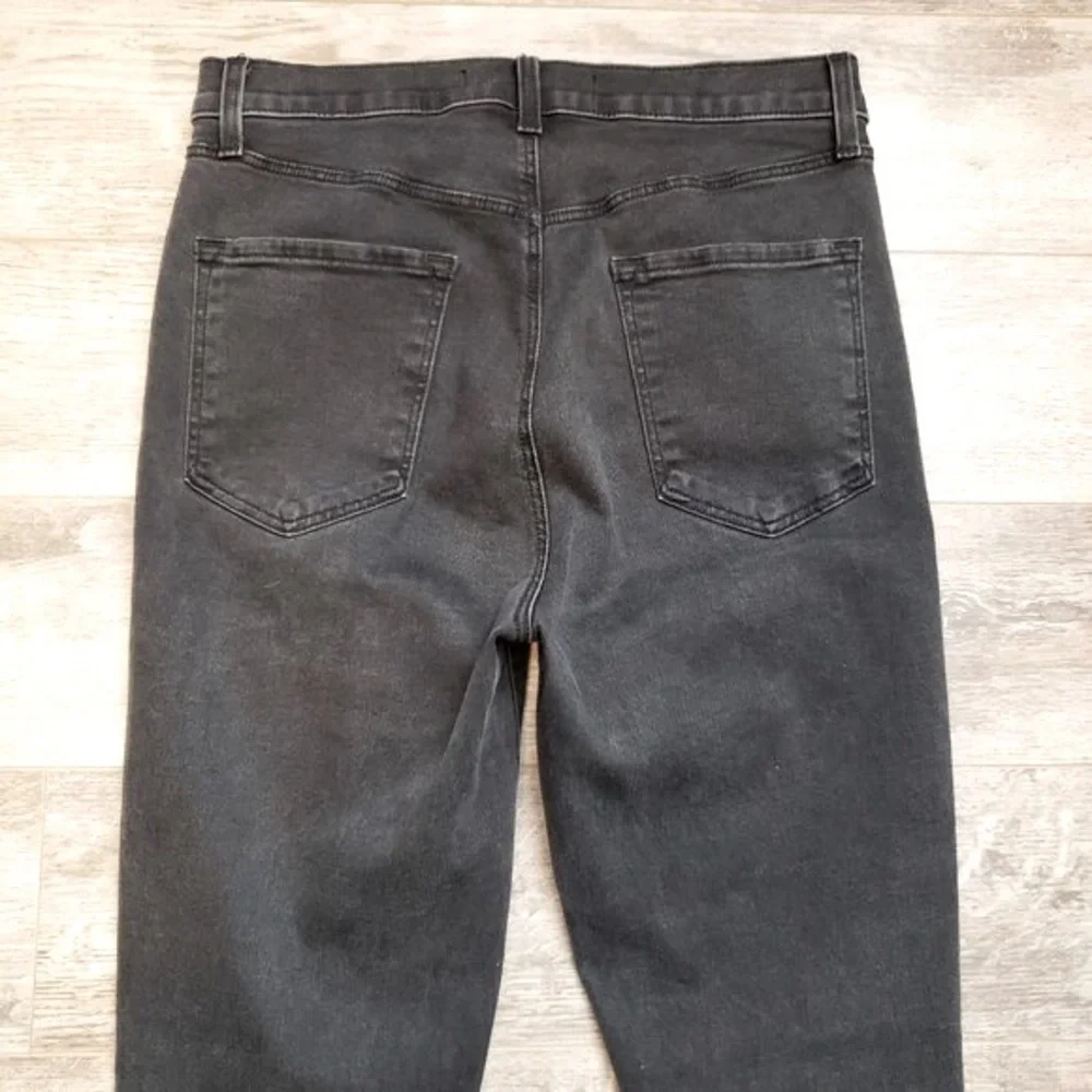 J Brand Leenah Black Distressed Knee Skinny Jeans Women Stretch‎ Denim Grunge 28